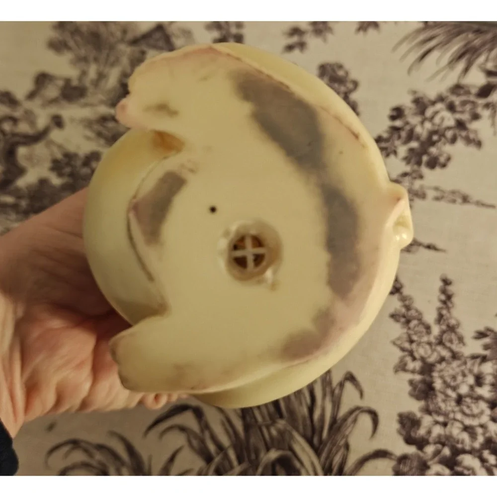 Vintage Sanitoy Rubber Pig Squeak Toy Baby Nursery 6.5 inch Squeaker